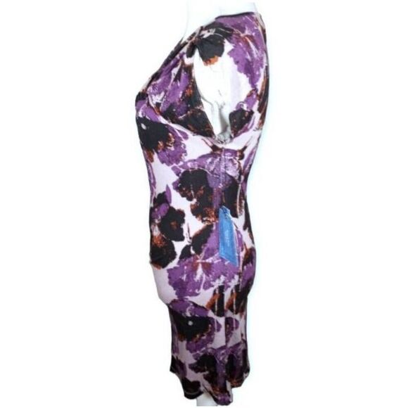 SIMPLY VERA VERA WANG CONTEMPORARY PURPLE DRESS SZ.XS NWT. - Picture 4 of 9
